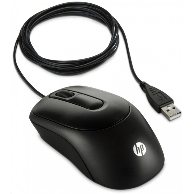 HP X900 Wired Optical Mouse - 1000dpi USB 3 buttons, scroll wheel with cable